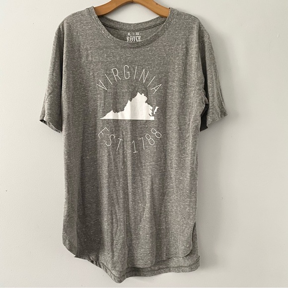 Virginia Est 1788 Loose Fit Heather Shirt - Picture 1 of 4
